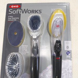 OXO Softworks 6 piece Soap Dispensing Sinkware Set